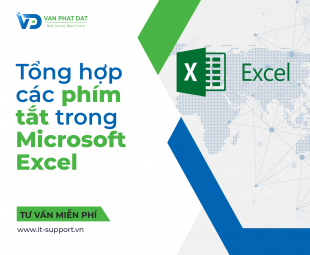 TỔNG HỢP CÁC PHÍM TẮT TRONG MICROSOFT EXCEL