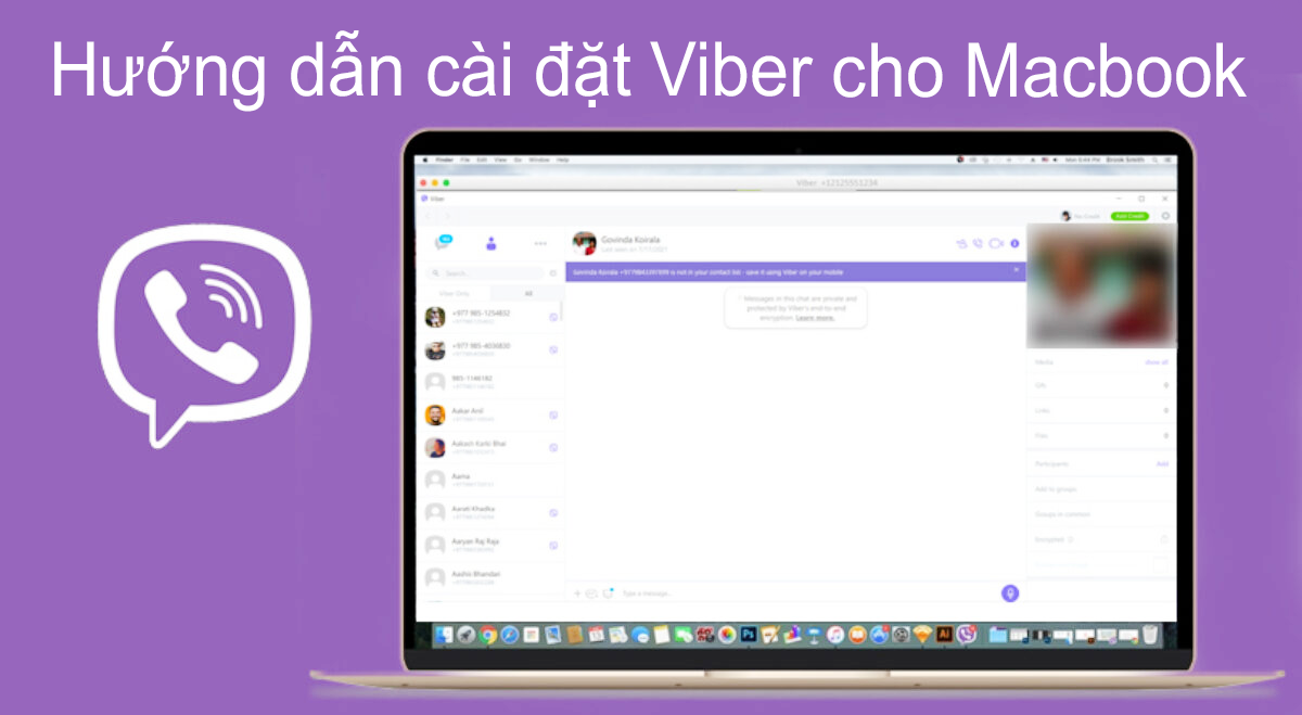 HƯỚNG DẪN CÀI ĐẶT VIBER CHO MACBOOK