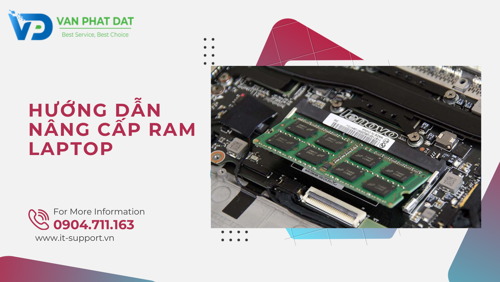 HƯỚNG DẪN NÂNG CẤP RAM LAPTOP